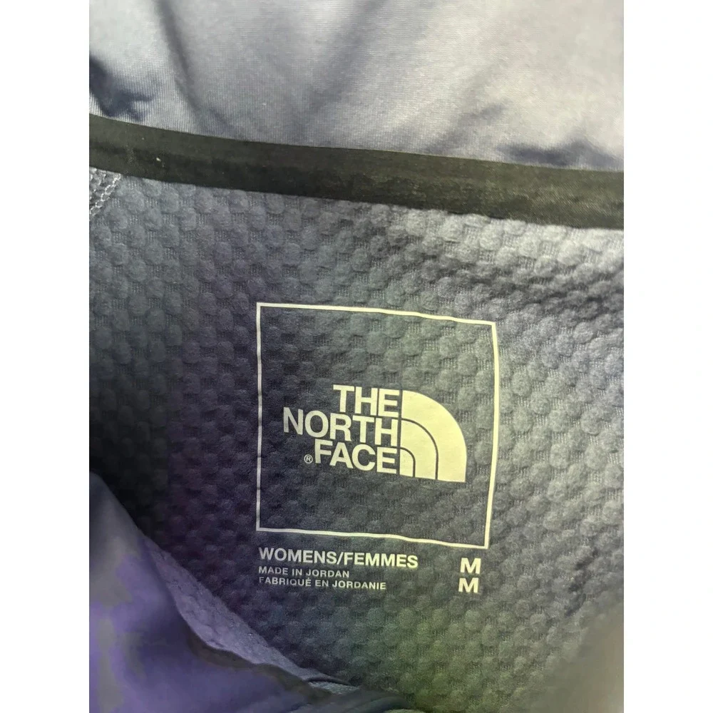 The North Face WindWall Jacket Womens Size M Blue Grey Full Zip Softshell